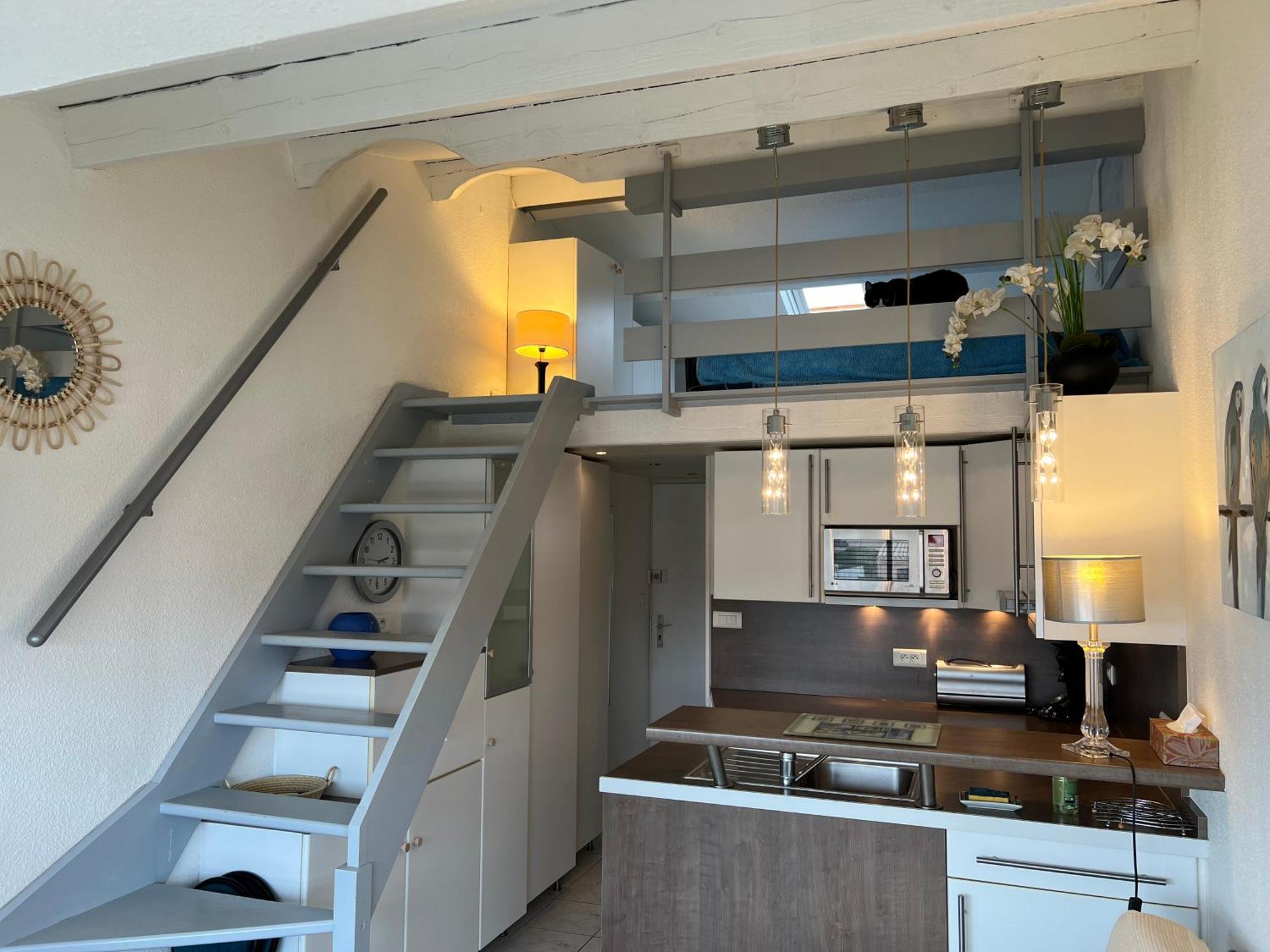 Appartement Agrandi Mezzanine 824 - Village Naturiste Leucate